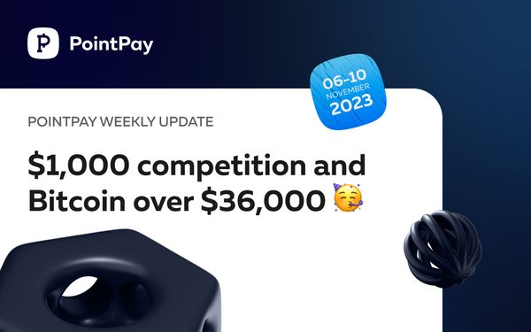 PointPay Weekly Update (6 - 10 November 2023)